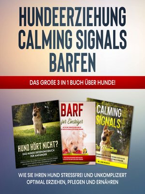 cover image of Hundeerziehung | Calming Signals | Barfen